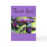 South African Daisies, vertical Card Template