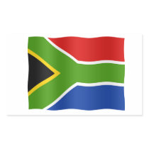 South African flag Rechthoekvormige Stickers