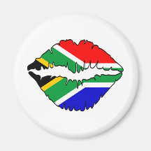 South African Kiss Theme Fridge Magnets