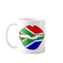 South African Kiss Theme Coffee Mug