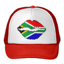South African Kiss Theme Trucker Hat