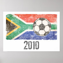 South African Soccer Print