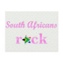 South Africans Rock - Cute Pink Postcard