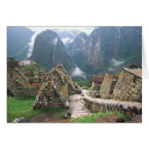 South America, Peru, Machu Picchu Greeting Cards