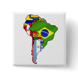 South American flags of South America Map buttons