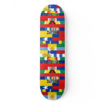 South American Flags Skateboard