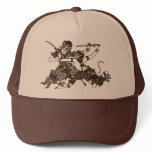 SOUTH ASIA ART FIGHTING HANUMAN GODS MESH HAT