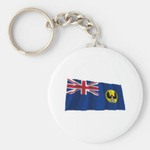 South Australia Waving Flag Keychain