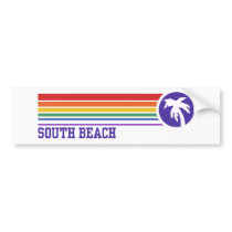 South Beach Bumper Sticker