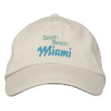 SOUTH BEACH cap embroidered hats