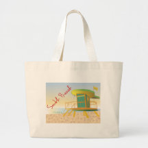 South Beach Lifeguard Station Tote Bags