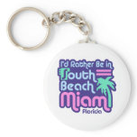 South Beach Miami keychains