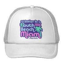 South Beach Miami Mesh Hats