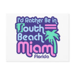 South Beach Miami postcards