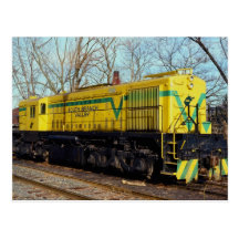 South Branch Valley Railroad Alco MRS-1 No. 28 Rom Postcard