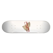 South Carolina Born - Stamp on Map Custom Skateboard