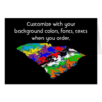 South Carolina Customise card how you want it by JKdesigns