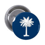 South Carolina Flag Pinback Button