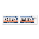 South Carolina Palmetto Sunrise Native Plate bumper stickers