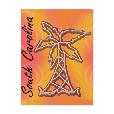 South Carolina Postcard by lissame73