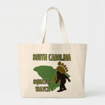 South Carolina Squatch Watch Tote Bag