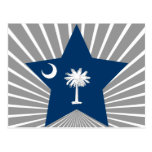 South+Carolina Star Post Card