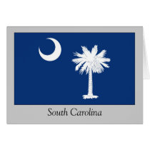 South Carolina State Flag Greeting Cards