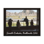 South Dakota Badlands Retro Postcard