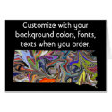 South Dakota Colours Customise card how you want i