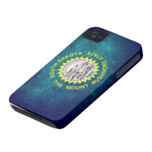 South Dakota Flag; iPhone 4 Cover