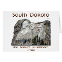 South Dakota Mount Rushmore Card