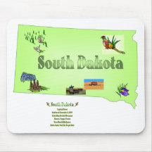 South Dakota Mousepad