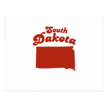 SOUTH DAKOTA Red State Post Card
