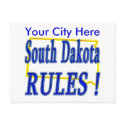 South Dakota Rules ! postcards