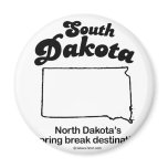 SOUTH DAKOTA - "SOUTH DAKOTA STATE MOTTO" T-shirts Refrigerator Magnets