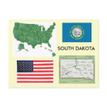 South Dakota, USA postcards
