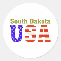 South Dakota USA! Stickers
