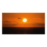 South Devon Gara Rock Autunm Sunset Custom Photo Card