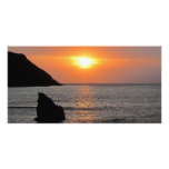 South Devon Hope Cove Autunm Sunset Customized Photo Card