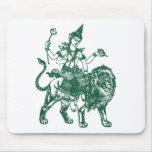SOUTH EAST ASIAN SITTING BUDDHA ON LION MOUSE PAD