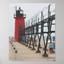 South Haven Lighthouse Poster
