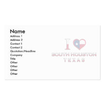 South Houston, Texas Business Card