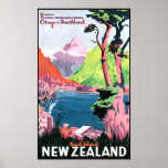 South Island New Zealand Poster