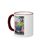 South Island New Zealand Travel Poster Coffee Mugs