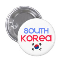 South Korea and a (south korean flag) Pin