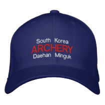 South Korea Archery Daehan Minguk Embroidered Baseball Cap