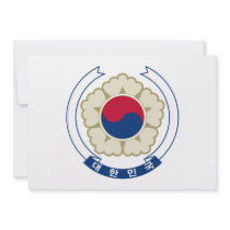 South Korea Coat of Arms Custom Announcement