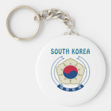 SOUTH KOREA Coat Of Arms Key Chains