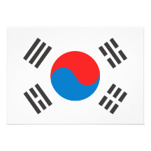 South Korea Flag Invites