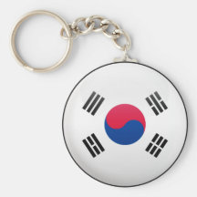 South Korea Flag Keychain